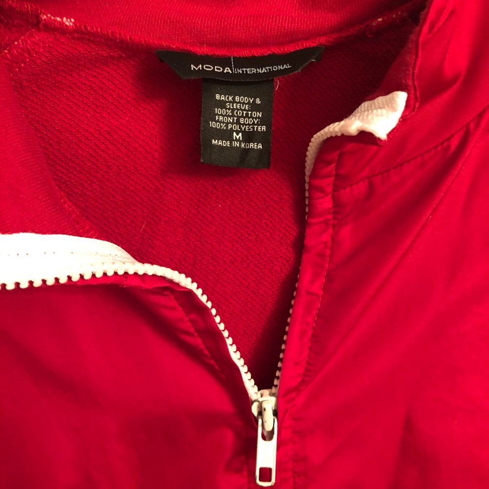 Moda International Medium Red Jacket - Picture 4 of 5